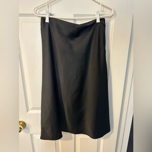 Uniqlo Satin Midi Skirt